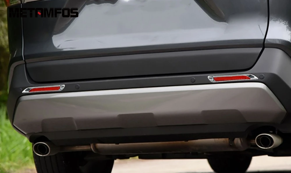 Для Toyota Rav4 для previa Rav 4 2019-2021 углеродного волокна лампа заднего противотуманного