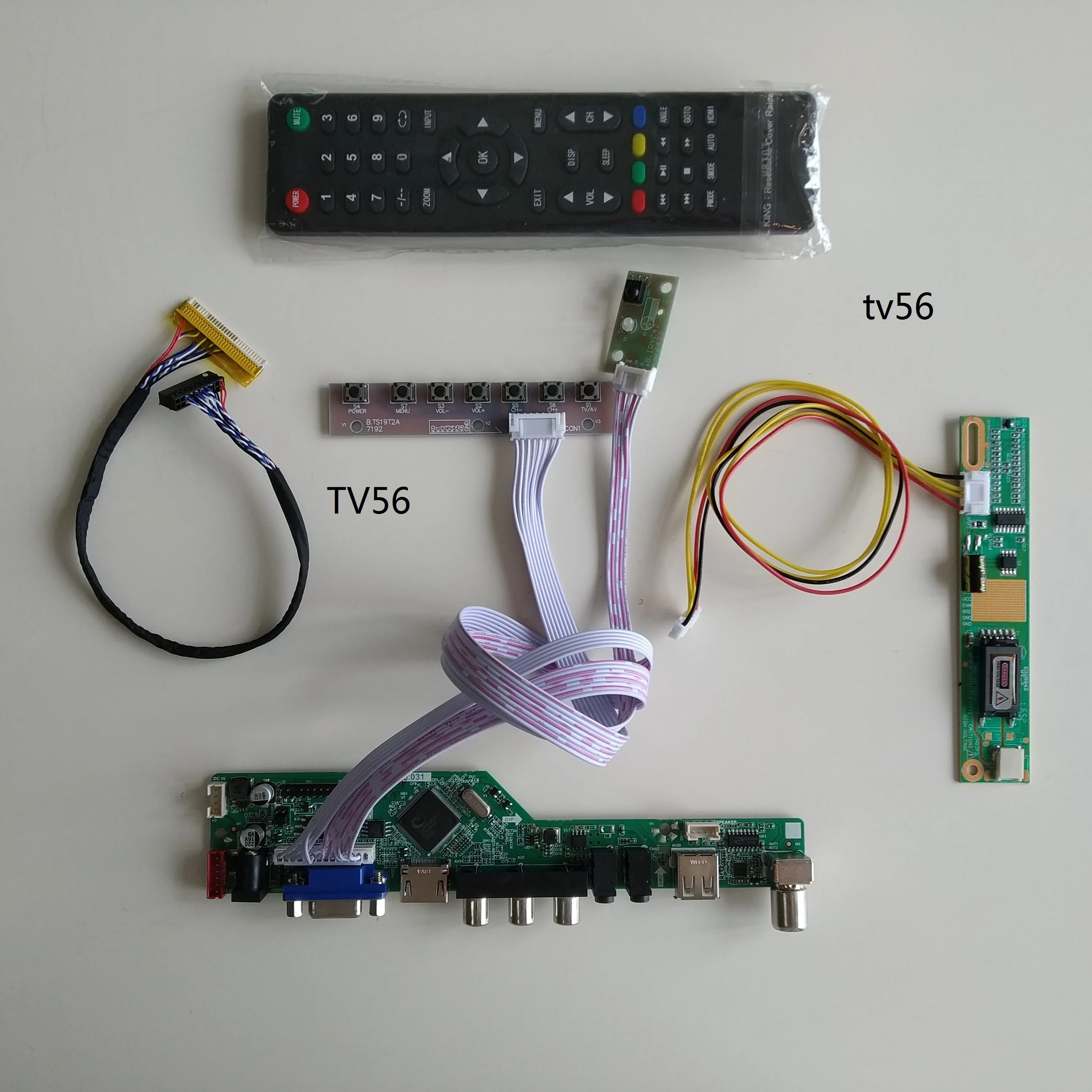 

LCD LED AUDIO TV HDMI-compatible USB VGA AV 1 CCFL lamps card Controller driver Board For LTN154AT07 1280X800 15.4" monitor