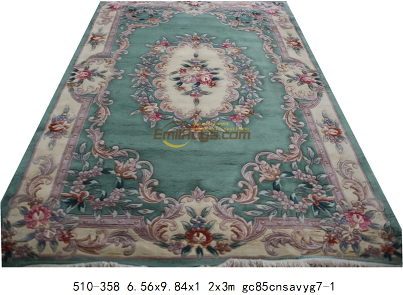 510-358 6.56x9.84 savonnerie luxury carpet soft for living room Thick And Plush Home Decore Square Classic Knitting savonnerie - Цвет: 510-358 6.56x9.84