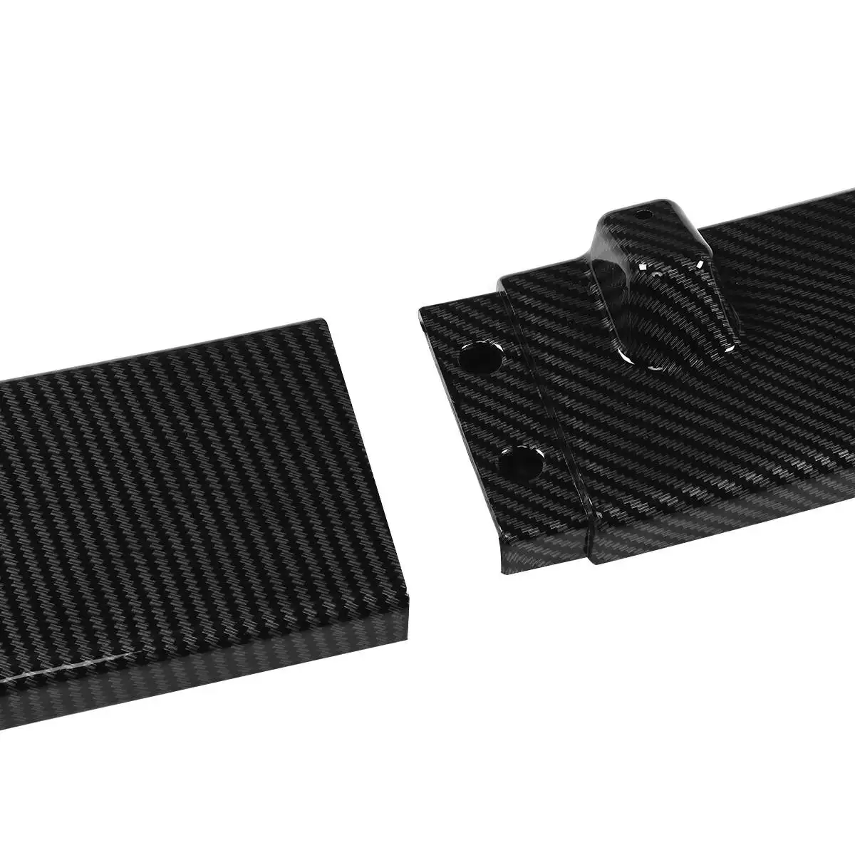 

Black/Carbon Fiber 3PCS Car Front Bumper Splitter Lip Diffuser Spoiler Guard Protector Cover Trim For Hyundai Elantra 2019 2020