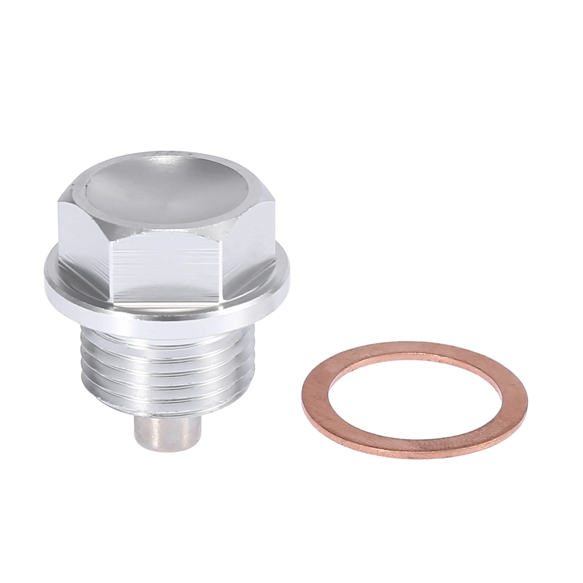 

X Autohaux 1 комплект M18 x 1,5 M24 x 1.5 Магнитная дренажная масляная пробка, сливная гайка, масло, фотовинт с прокладкой, золотой тон, универсальный