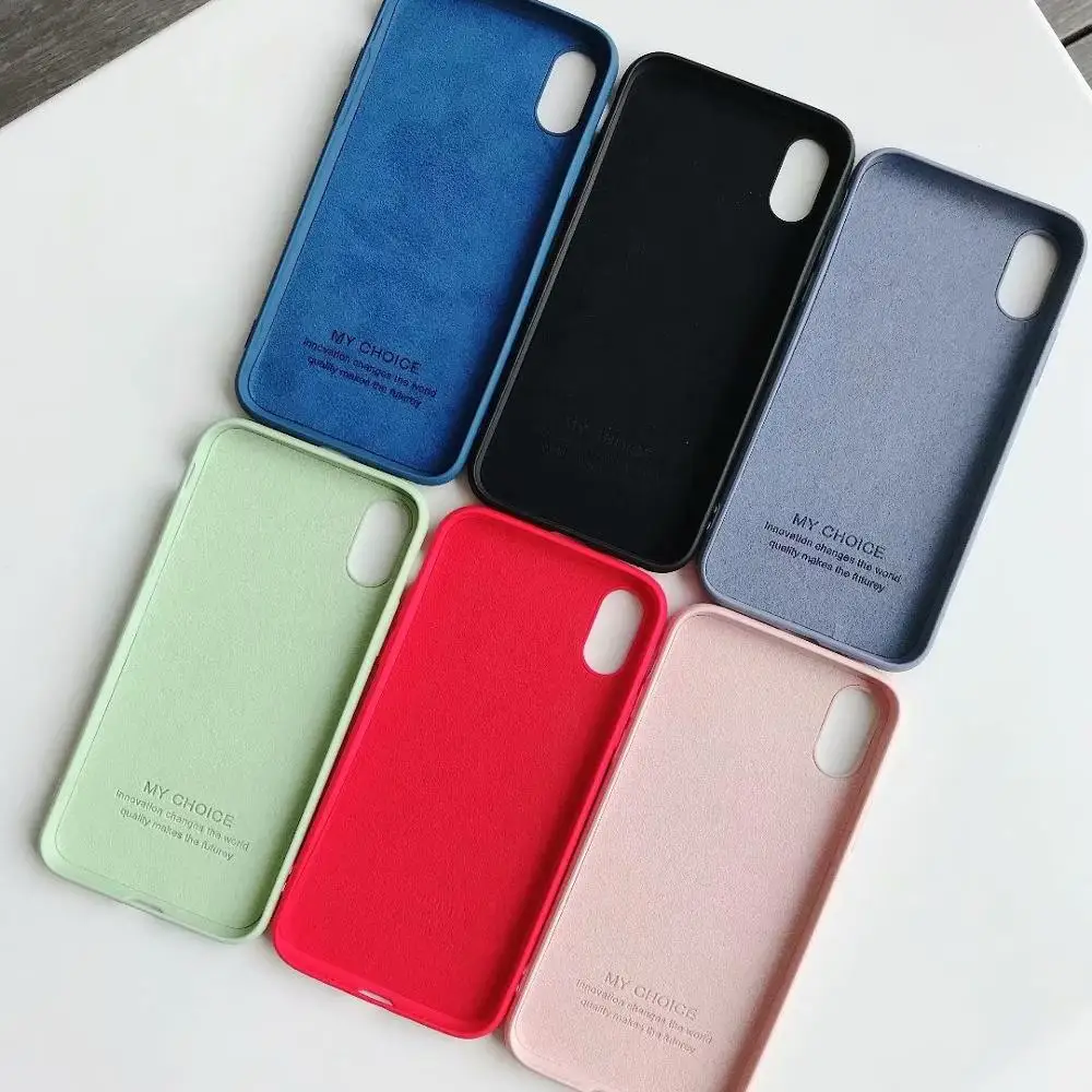 Чехол для телефона карамельного цвета iPhone 11 Pro Max жидкий силикон однотонный