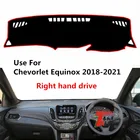 TAIJS Factory 3 цвета простая крышка приборной панели автомобиля из полиэстера для Chevorlet Equinox 2018 2019 2020 2021 правосторонний руль