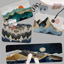 Mountain Marble Moon Sun Printed Flannel Floor Mat Bathroom Decor Carpet Non-Slip For Living Room Kitchen Welcome Doormat (4)