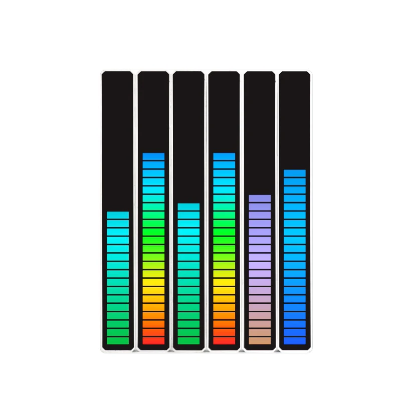 

RGB Voice-Activated Pickup Lamp Rhythm Ambient Light Creative Colorful Sound Control Ambient Light With 32 LED Decoration Lamps