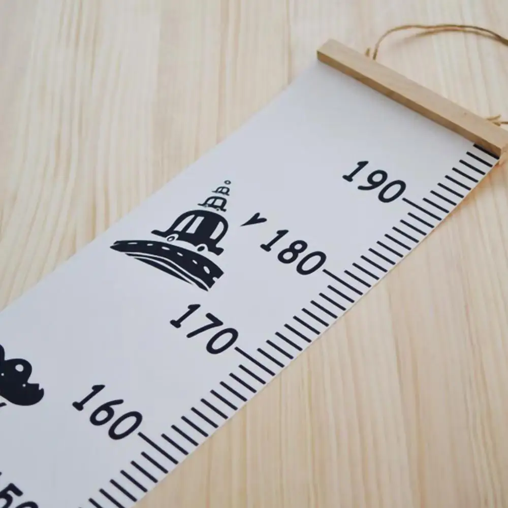 Детская подвесная настенная наклейка линейка для измерения высоты детей