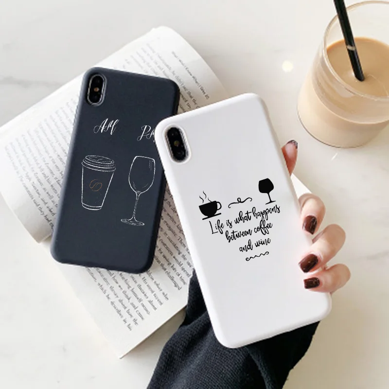 Чехол для телефона с бокалом красного вина iPhone 11 12 13 Pro Max 8 7 6s Plus XR Xs mini X SE 2020 мягкий