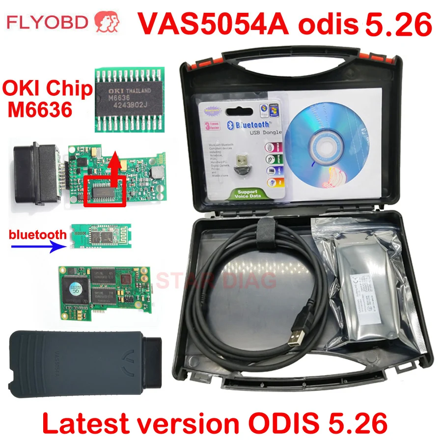 Диагностический инструмент VAS5054A ODIS 5 26 oki vas 5054a с полным чипом для автомобилей