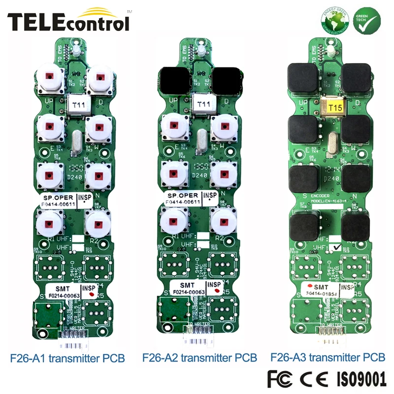 Telecontrol  8 keys industrial  crane  remote control transmitter emitter PCB or CPU Circuit board for F26-A1 F26-A2  F26-A3