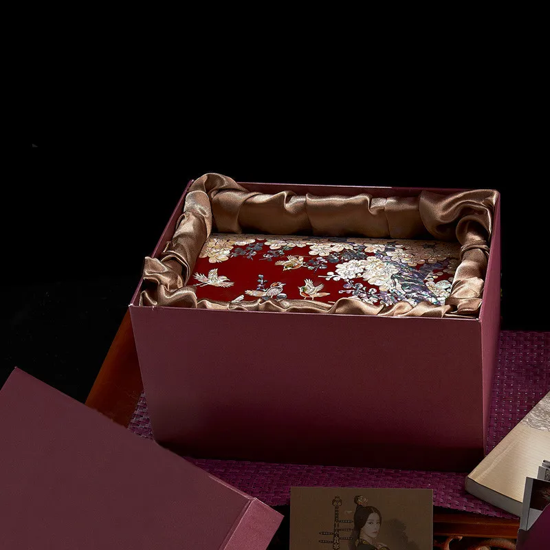 Ручная работа Abalone Shell linlaid мозаичные украшения коробка для хранения лаков лак