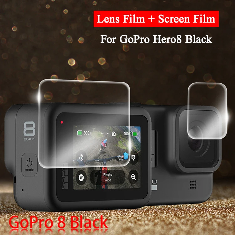 Закаленное стекло для защиты экрана Gopro Hero 6 7 8 спортивная защита камеры пленка из