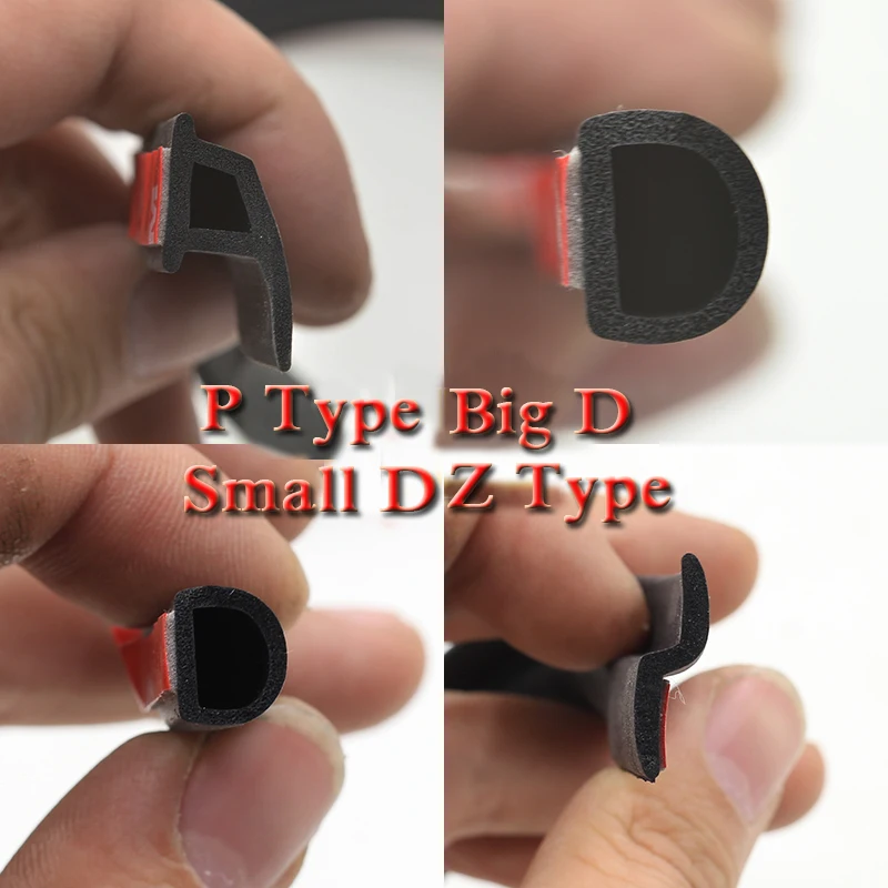 Уплотнительная лента для автомобильных дверей большая D маленькая Z P Тип EPDM