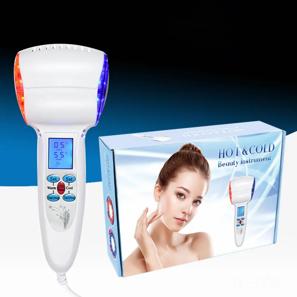 Горячий и холодный молоток инструмент для красоты красный синий эфирное масло