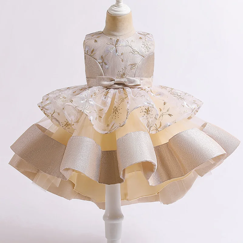 Платье для маленькой девочки симпатичное летнее платье принцессы с цветочным