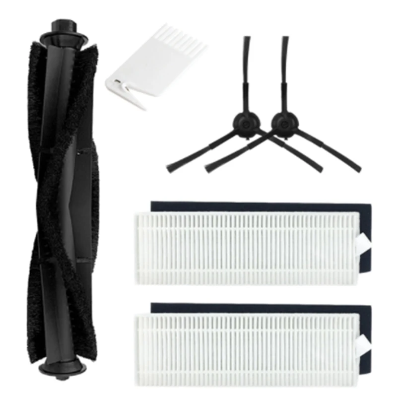 

Top Deals 6PCS Main Side Brush HEPA Filter Dust Bag Robot Vacuum For Lydsto R1 Vacuum Cleaner Accessories Replacement