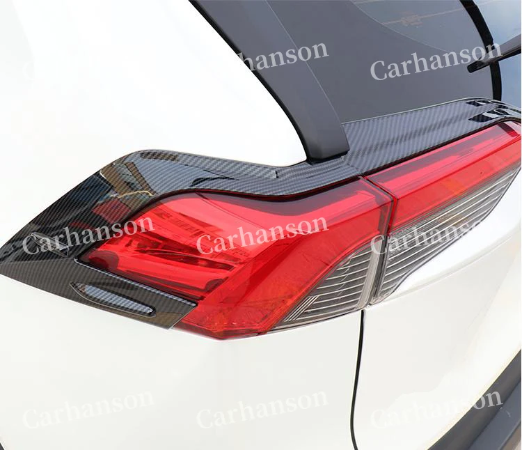 Задние фары для Toyota RAV4 RAV 4 крышка карбоновая рамка отделка протектор Стайлинг