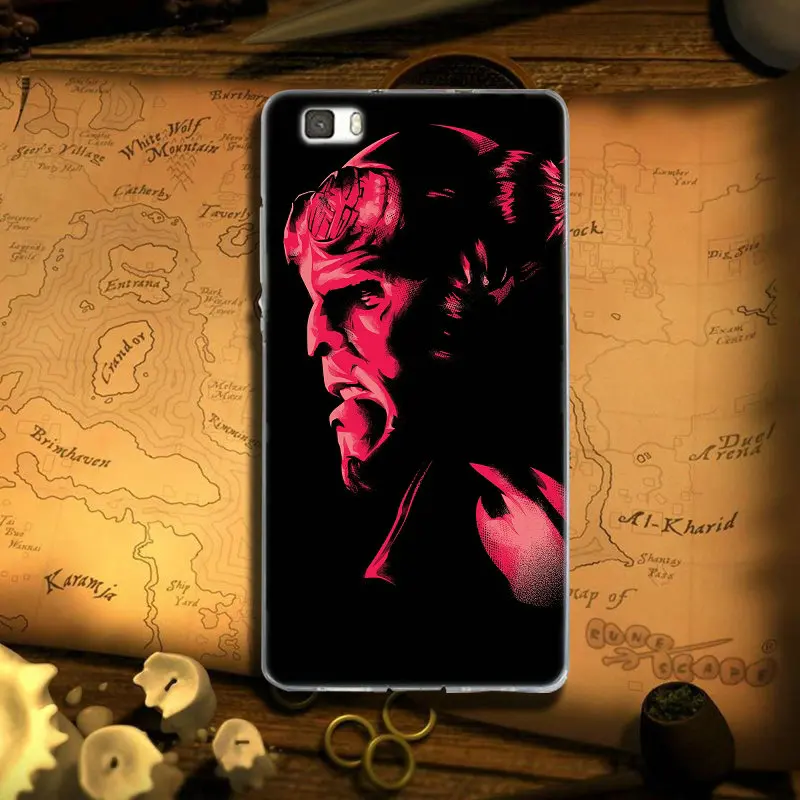Soft TPU Silicone Phone Cases for Huawei P7 P8 P9 P10 P20 P30 P Smart Lite Pro 2017 Hero Hellboy Movie Artwork | Мобильные телефоны