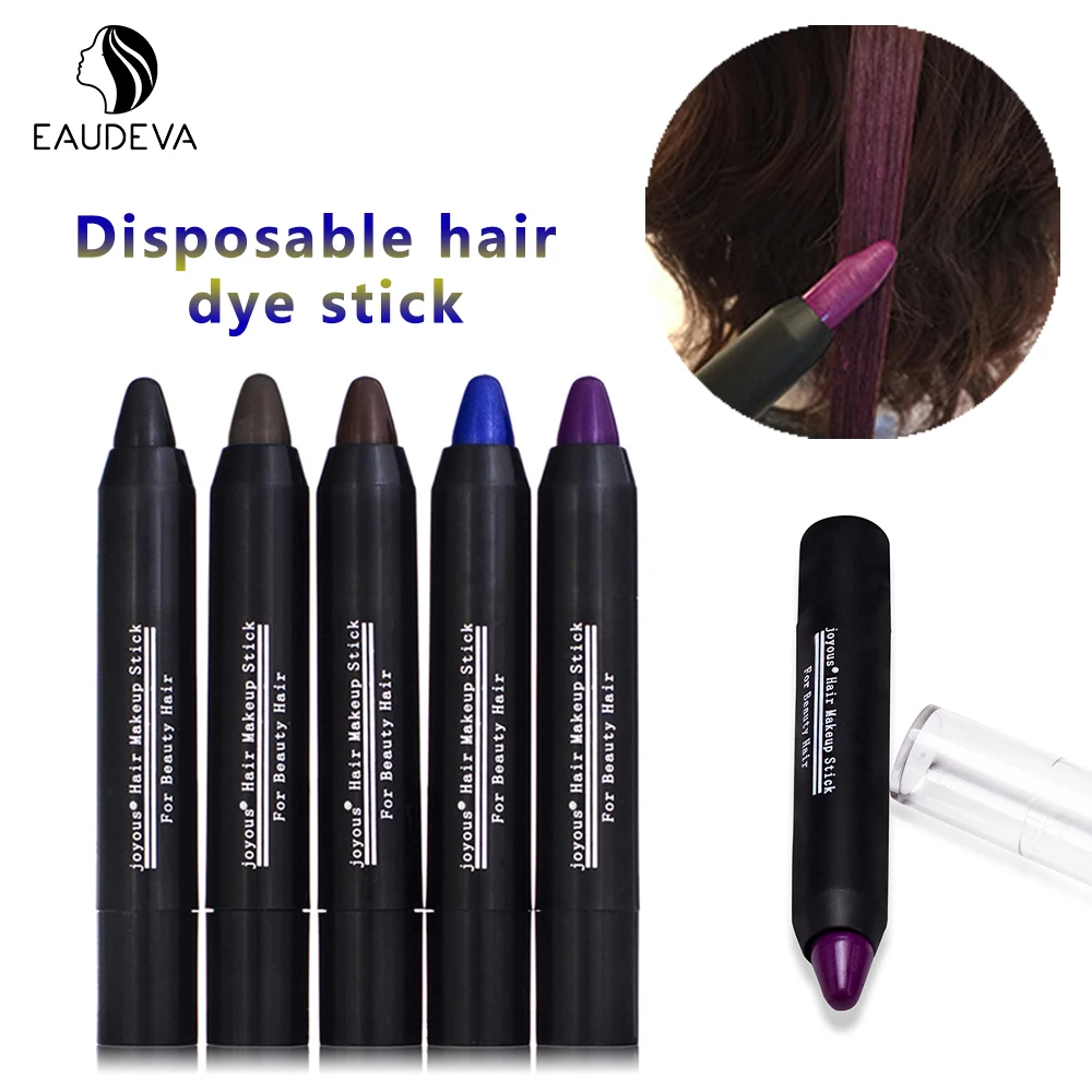 Черно-коричневая одноразовая краска для волос мгновенное покрытие серых корней