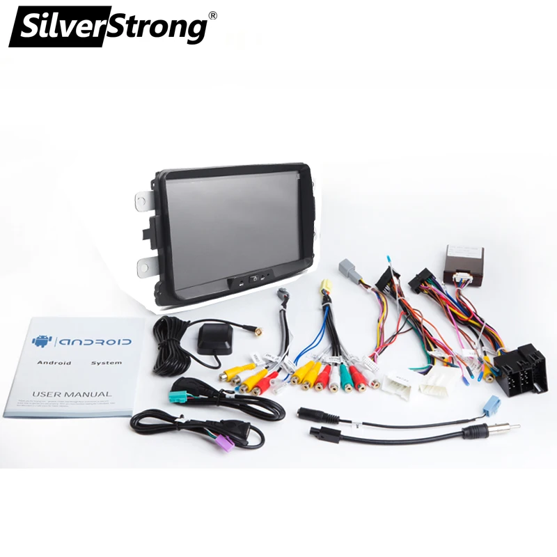 SilverStrong Android9.0 4 г 64 г 1DIN Автомобильный gps для RENAULT DUSTER LOGAN Лада XRAY символ DACIA Captur DOKKER радио Navi мультимедиа