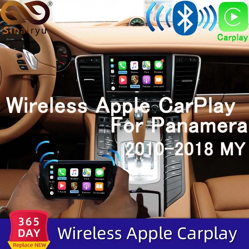 Sinairyu Wifi беспроводной Carplay для Porsche PCM3.1 PCM4.0 Android Авто/зеркало Apple Car - Цена: 37 646,80 руб.