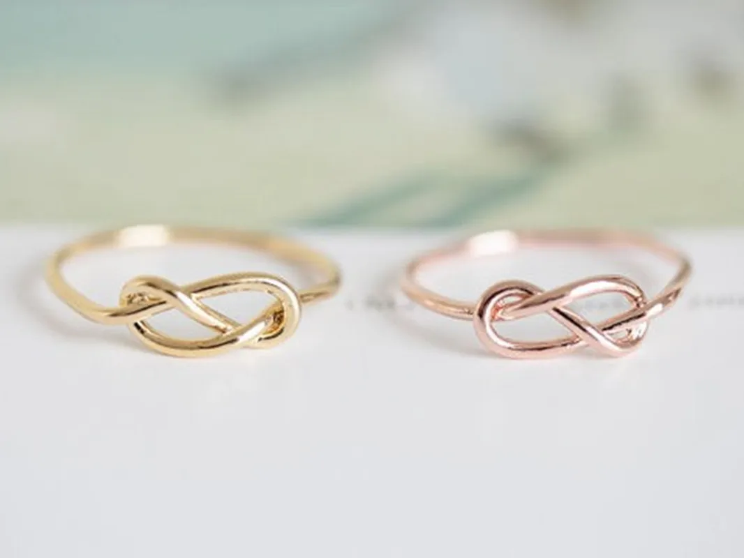 Модное круговое кольцо с узлом в стиле постмодерн простом 30 шт./партия