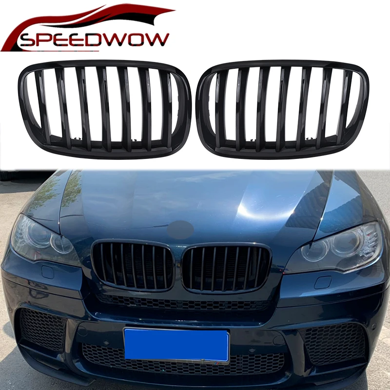 SPEEDWOW автомобильный передний бампер решетка глянцевый черный почек гоночные