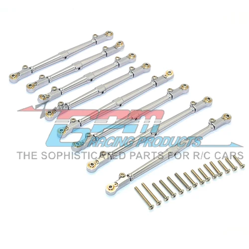 Gray GPM сплав cnc тяга для осевого SCX10 II 90046 1/10 rc автомобиля - Цвет: Gray