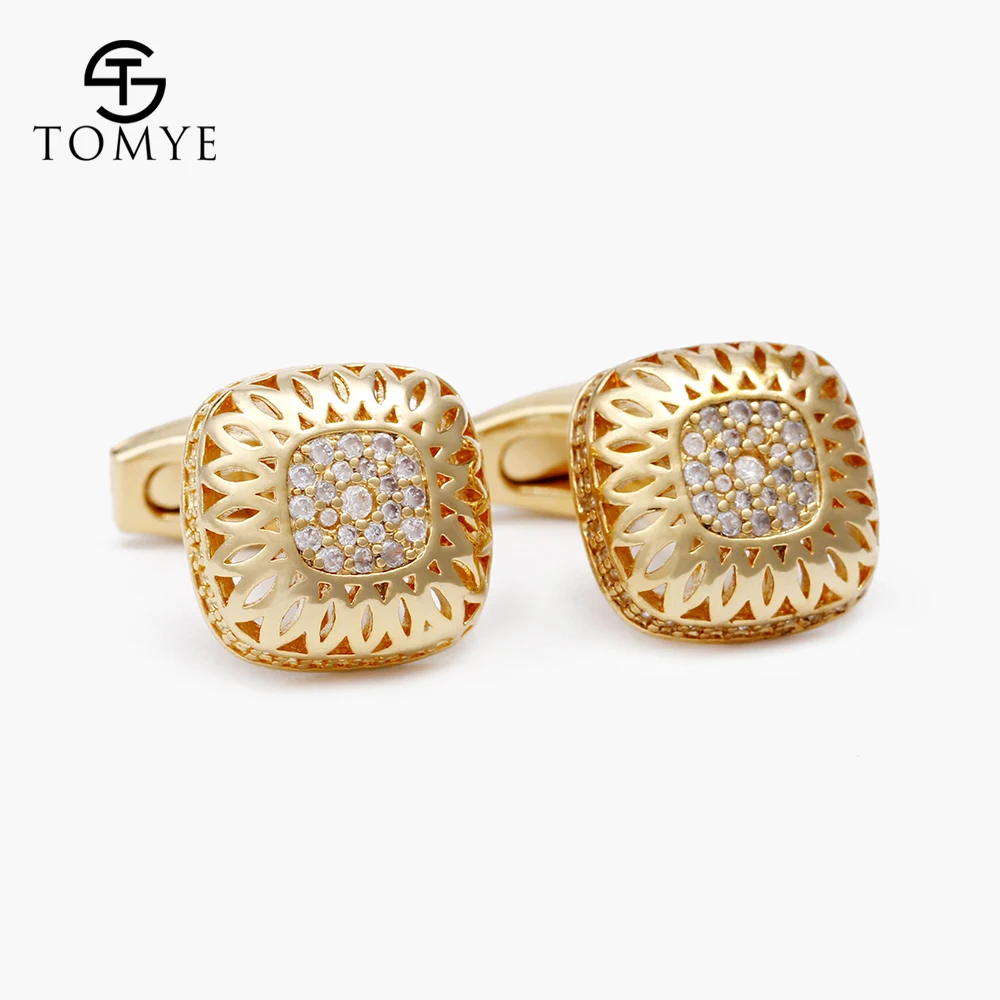 XK19S067 TOMYE мужские высококачественные французские коричневые опаловые запонки для рубашек, одноцветные повседневные Простые Модные аксессуары для свадьбы XK18S025 - Окраска металла: XK19S067