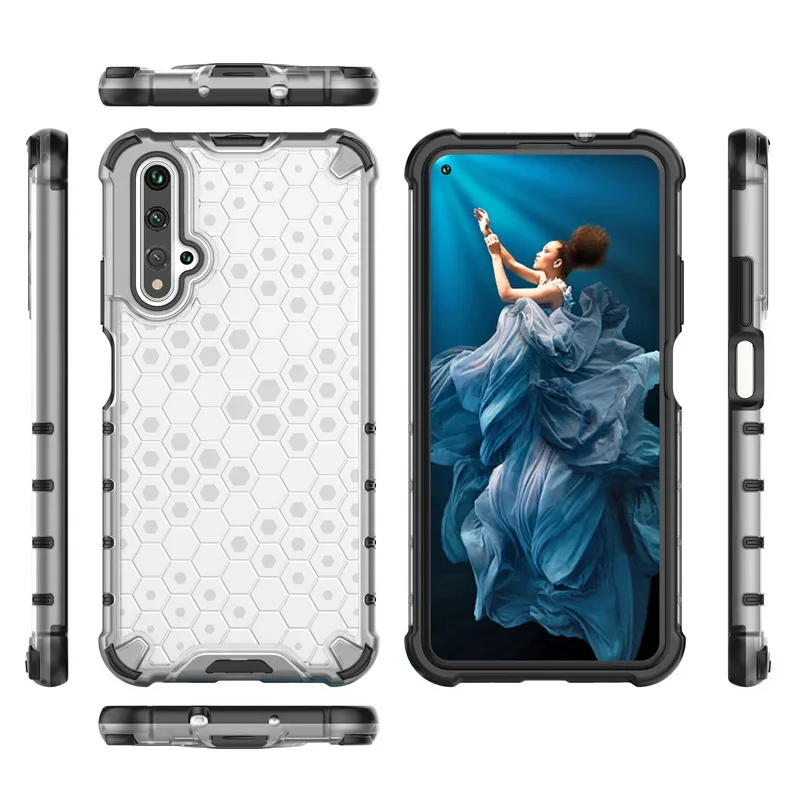 Гибридный чехол из ТПУ+ ПК для huawei Nova 5 Pro P30 Lite mate 20 Honor 20 V20 8X Y7 Prime Y9 Y6 Чехол сотовый прозрачный чехол