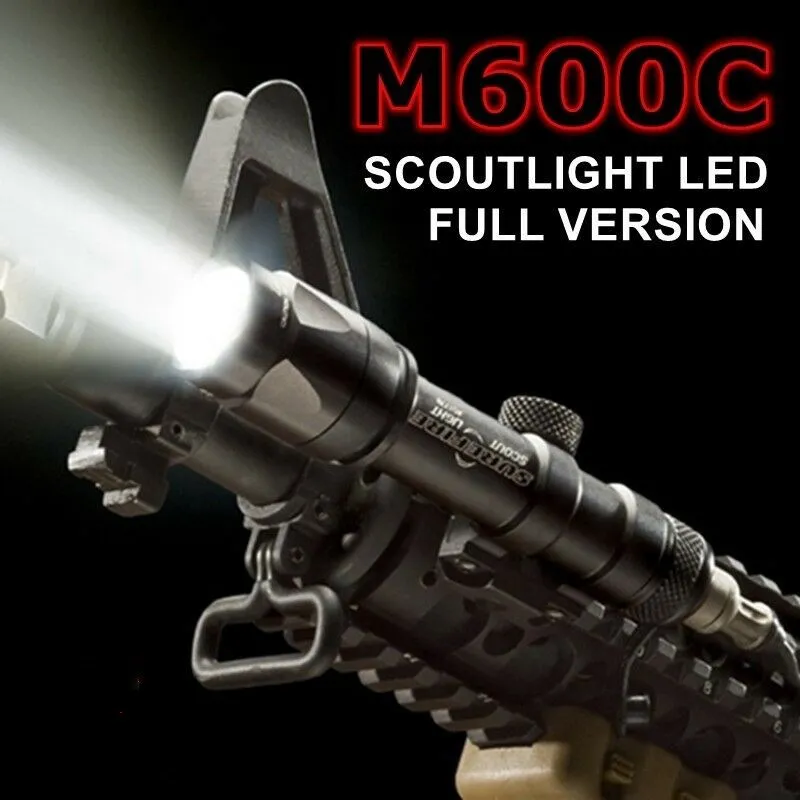 

Светодиодный фонарик для страйкбола M600c, 370 люмен, с логотипом SF