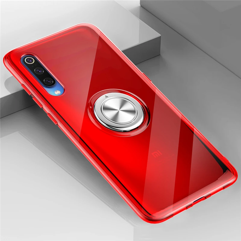 Прозрачный мягкий силиконовый чехол для Xiaomi Mi 9 8 Mi9 Mi8 автомобильный держатель с
