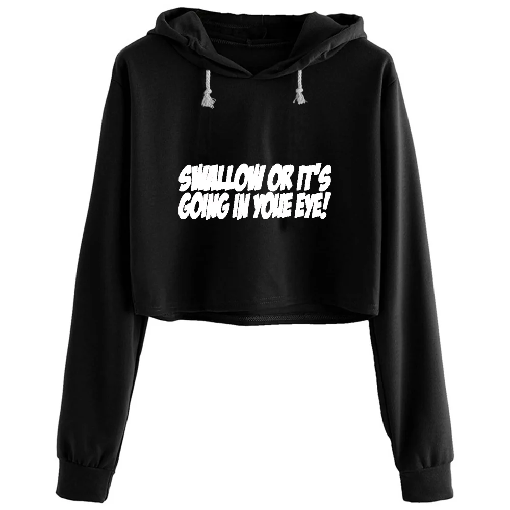 

Swallow Crop Hoodies Women Y2k Kawaii Goth Grunge Pullover For Girls
