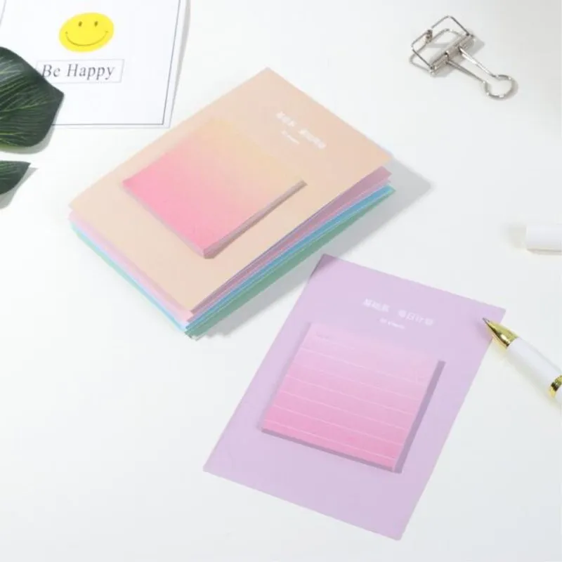 1 шт. Радуга Северная Европа блокнот бумага Липкие заметки Канцтовары Papeleria