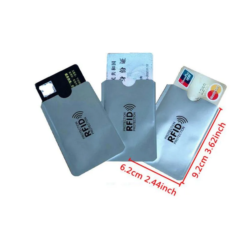 5 шт. серебристые Защитные чехлы для кредитных карт | Багаж и сумки