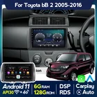 Автомобильный радиоприемник на Android 11 DSP, стерео Мультимедийный плеер для Toyota BB Daihatsu материал 2005-2016, Авторадио с GPS-навигацией, головное устройство FM