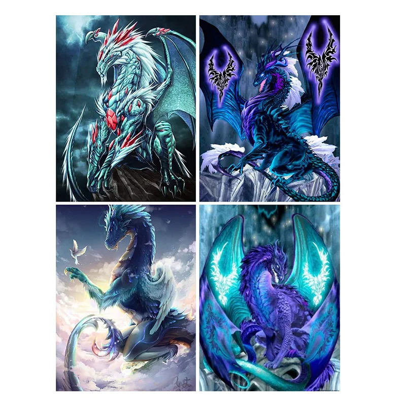 

5d diy фото на заказ, полная квадратная дрель, готический дракон, бриллиант, бриллиант, круглая дрель, домашнее искусство