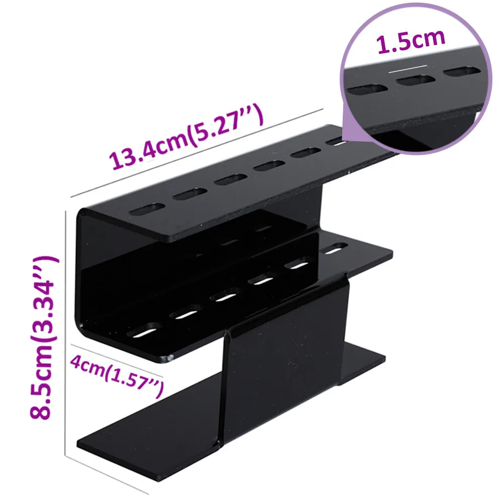 Стеллаж для хранения ресниц с 6 отверстиями белый/черный/мрамор/Роза инструменты