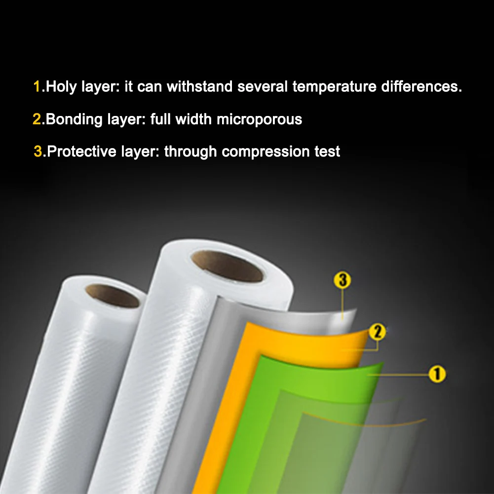 1 Roll Food Storage Bag Sterility Vacuum Packing Low Cost Fresh Sealer for Microwave Fridge #N | Дом и сад