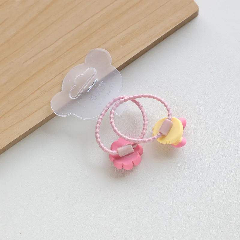 

2PCS New Cute Sunflower Bee Princess Headwear Cartoon Kids Elastic Hair Bands Children Ropes Girls Accessories Baby Headdress