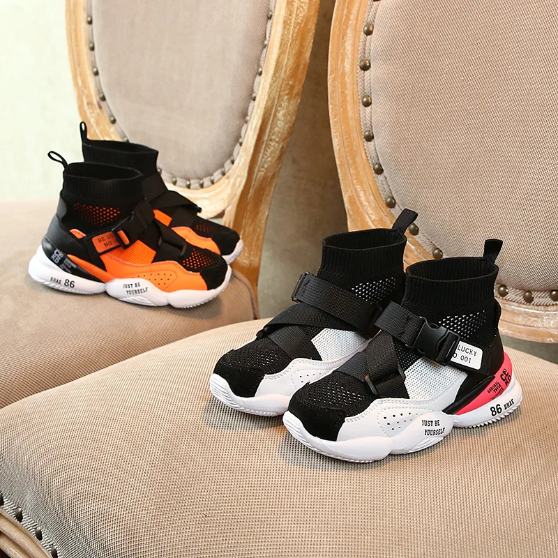 2020 spring and autumn new children's fashion sports socks shoes boys girls lightweight breathable casual | Детская одежда и