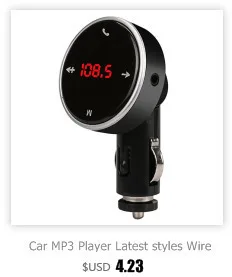 Автомобильный MP3 музыкальный плеер Bluetooth беспроводной fm-передатчик MP3-плеер Handsfree автомобильный комплект USB TF SD Пульт дистанционного управления