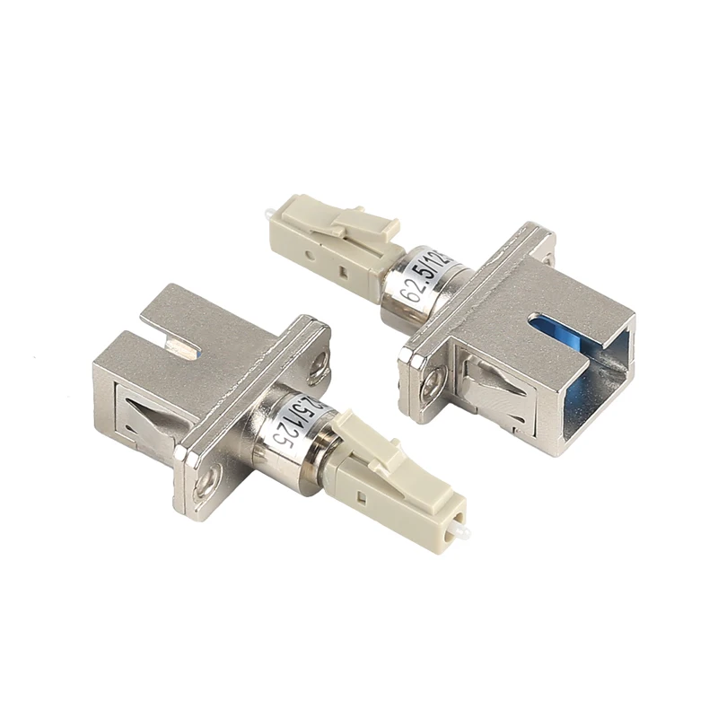 SC female LC male multimode MM62.5/125 Волоконно оптический адаптер переходной фланец