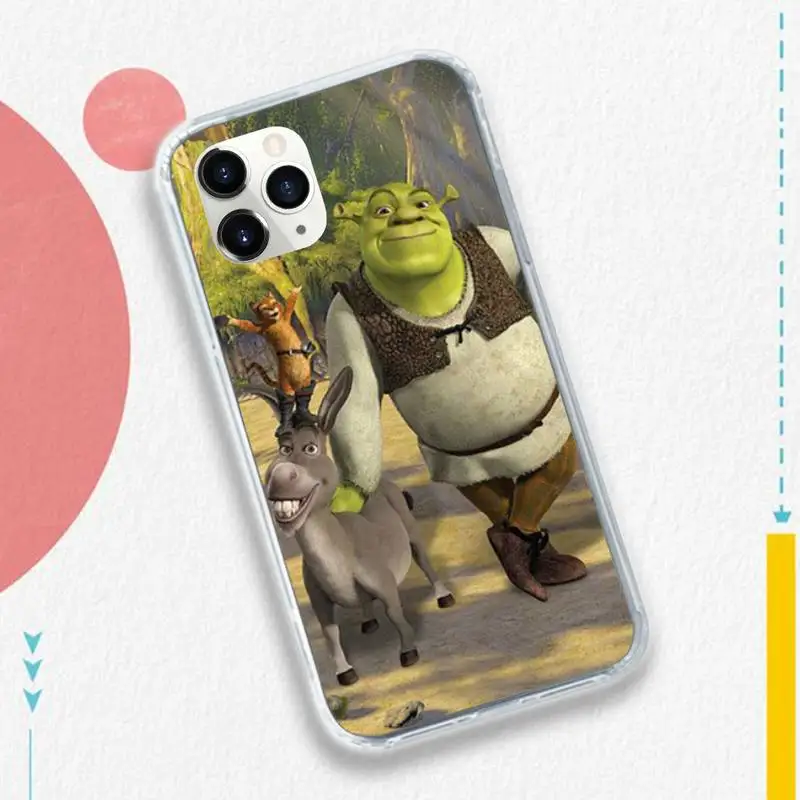 

Cartoon Moive Shrek mobile Phone Case for iPhone 11 12 pro XS MAX 8 7 6 6S Plus X 5S SE 2020 XR