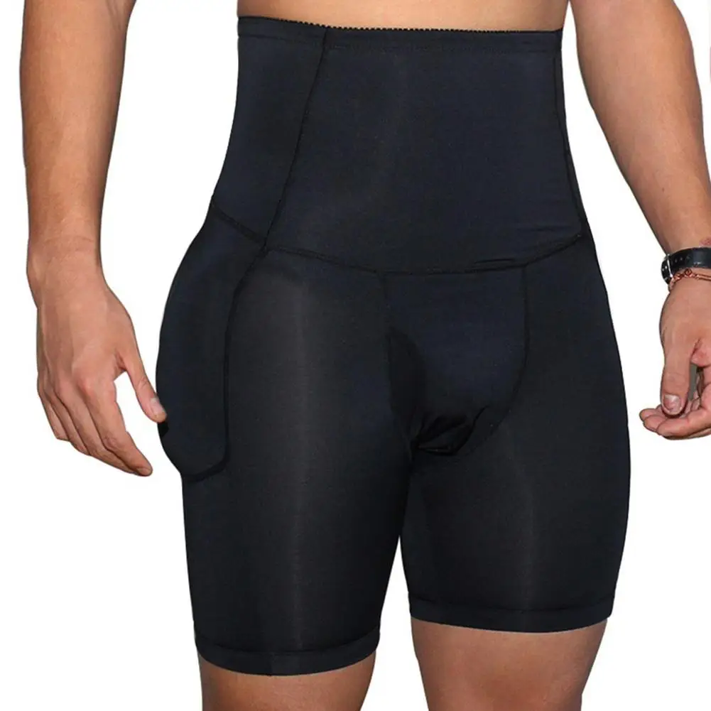

Men Open Crotch U Convex High Waist Slimming Underwear Hip Lift Boxers Panties