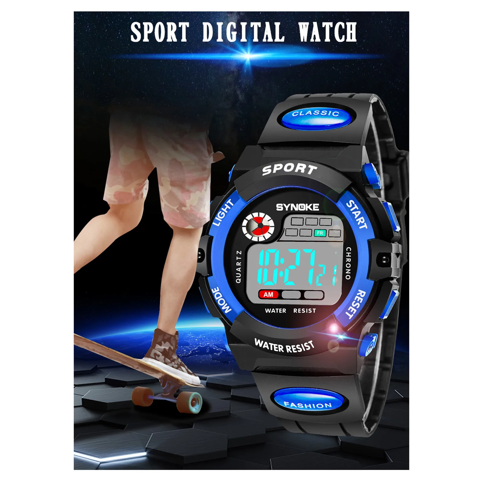 

DAIGELO Electronic Kids Watches Fashion Elaborate Subtle Outdoor Multifunction Waterproof Boy Sports Smart Watch Montre Enfant