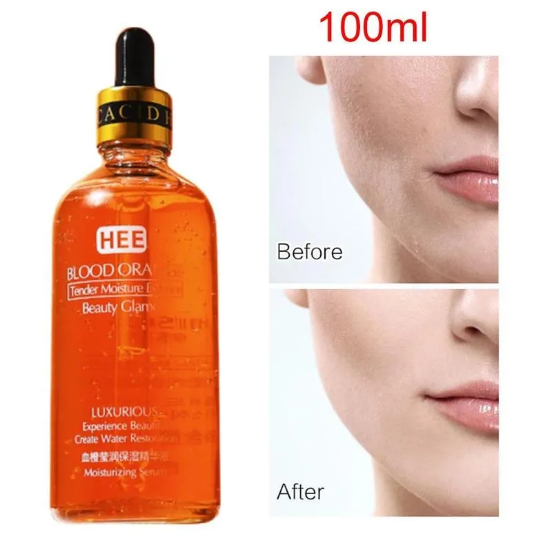 

100ML Hyaluronic Acid Serum Blood Orange Moisture Essence Nicotinamide Anti Skin Anti-oxidation Essence Care Liquid D5O5