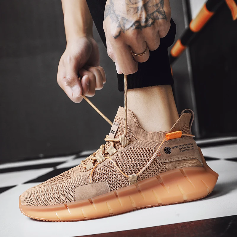 Мужские кроссовки для бега уличные дышащие удобные тренировочные фитнеса и