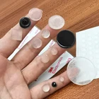 Шумные дверные ограничители, самоклеящиеся силиконовые резиновые прокладки, бамперы для шкафов, резиновые аксессуары для мебели Blac ограничитель для двери доводчик двери защелка для двери Шкафы силиконовые накладки до