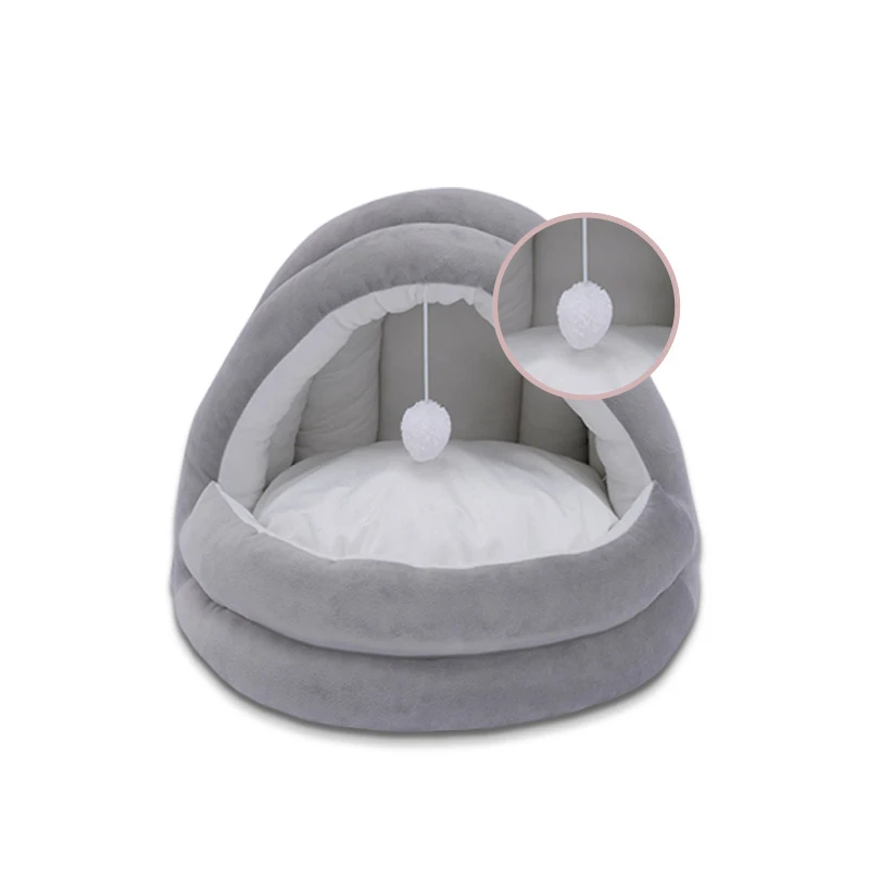 

Pet House Deep Sleep Cat Nest Winter Warm Closed Soft Pet Mad