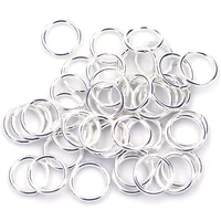 2000pcs open jump rings round alloy silver plated jewelry diy findings charms 3 5x0 7mm